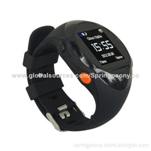 2014 Hot-selling Smart Watch Phone with SOS Button and GPS Function